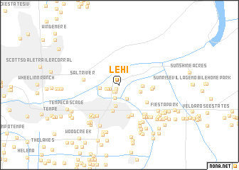 map of Lehi