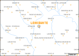 map of Lehkawhte