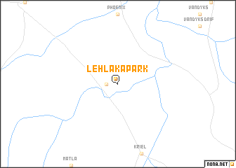 map of Lehlaka Park