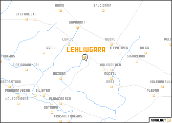 map of Lehliu-Gară