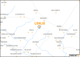 map of Lehliu