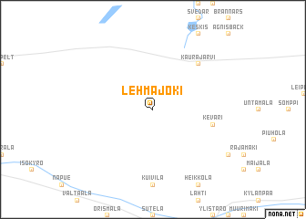 map of Lehmäjoki