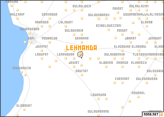 map of Lehmamda