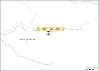 map of Lehman Springs