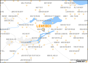 map of Lehmbek