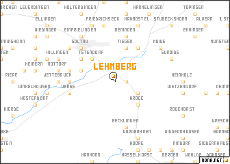 map of Lehmberg