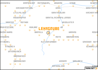 map of Lehmgrube