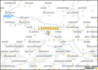 map of Lehmhegge