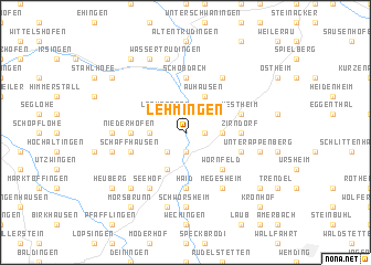 map of Lehmingen