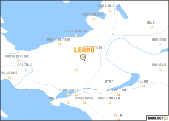map of Lehmo