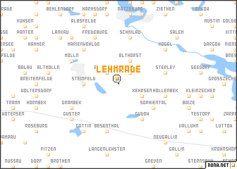 map of Lehmrade