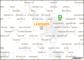 map of Lehndorf