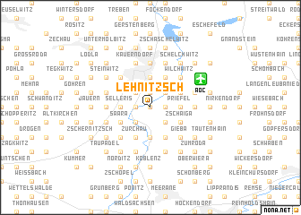 map of Lehnitzsch