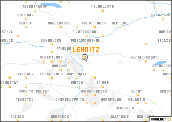 map of Lehnitz