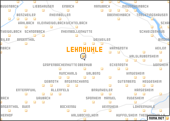 map of Lehnmühle