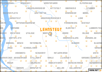 map of Lehnstedt