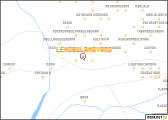 map of Leho Bulama Yaro