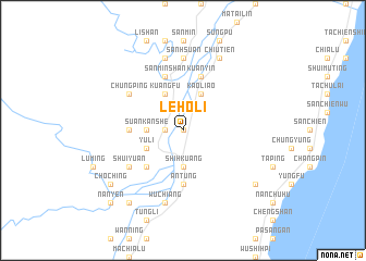 map of Le-ho-li