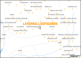 map of Leho Mbulla Ufa Gabas