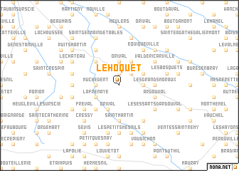 map of Le Hoquet