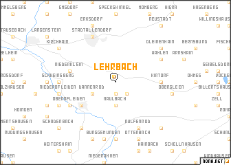 map of Lehrbach