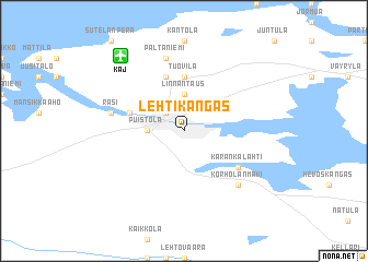 map of Lehtikangas