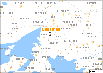 map of Lehtinen