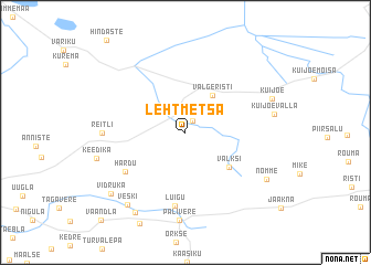 map of Lehtmetsa