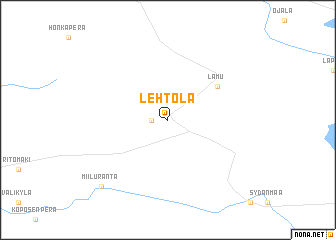 map of Lehtola