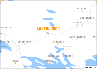 map of Lehtovaara