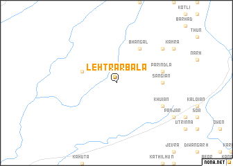 map of Lehtrār Bāla