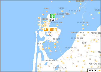 map of Leïbar