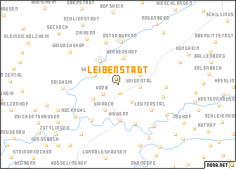 map of Leibenstadt