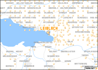 map of Leiblach