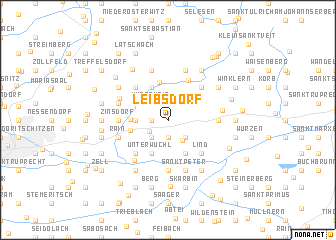 map of Leibsdorf