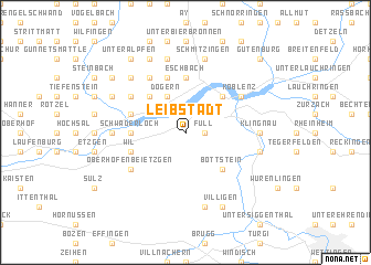 map of Leibstadt