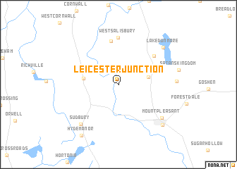 map of Leicester Junction