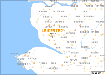 map of Leicester