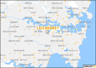 map of Leichhardt