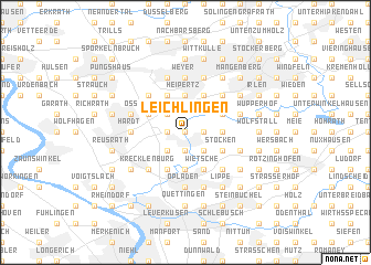 map of Leichlingen