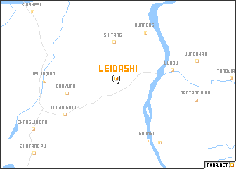 map of Leidashi