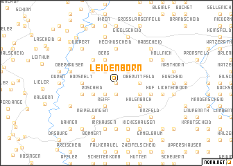 map of Leidenborn