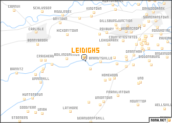 map of Leidighs