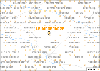 map of Leidingendorf