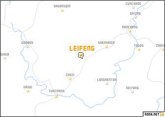 map of Leifeng