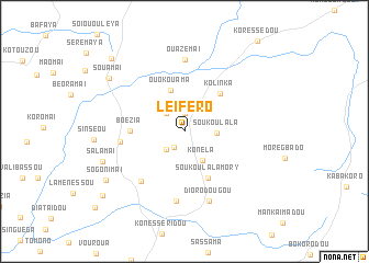 map of Leïfèro