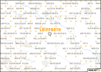 map of Leiffarth