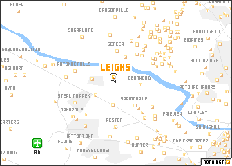 map of Leighs