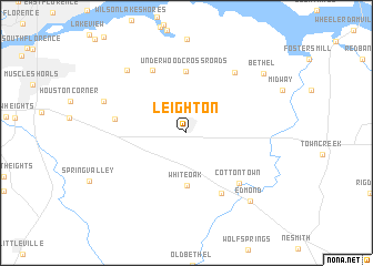 map of Leighton