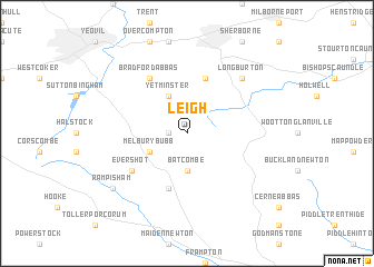 map of Leigh